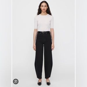 Toteme barrel jeans *black*